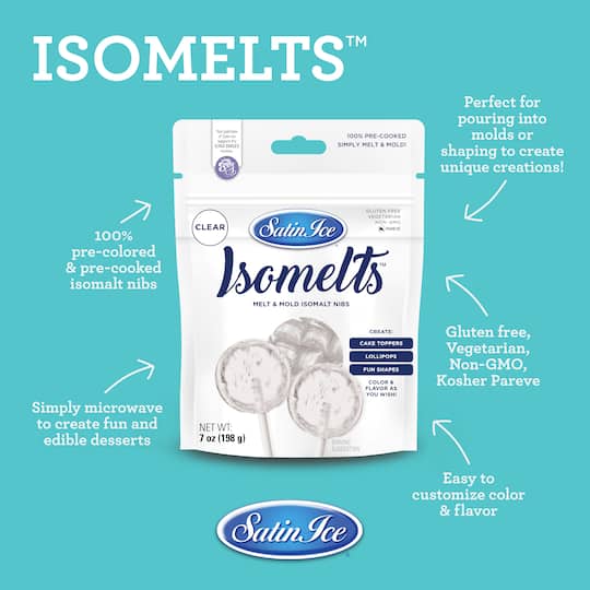 Satin Ice® Isomelts™ Isomalt Nibs